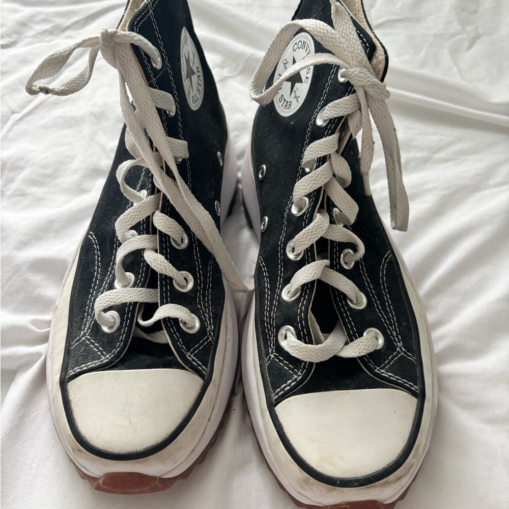 Converse Black and White High-Tops